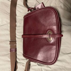 Dooney & Bourke Saddle Bag with matching wallet